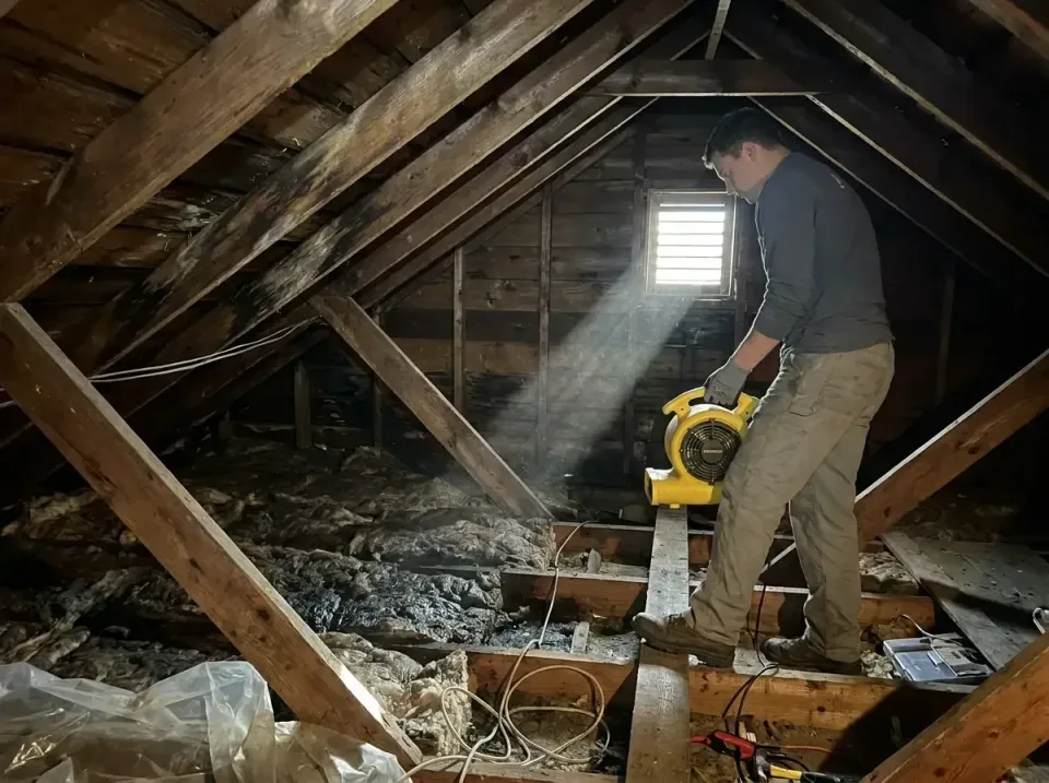 attic-water-damage-drying-proc-007 — frequently asked questions, Emergency Water Extraction & 24/7 Flood Response in Old Tow…